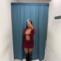 Vestitino Bella:Scollo Profondo e Maniche da Sogno 11162