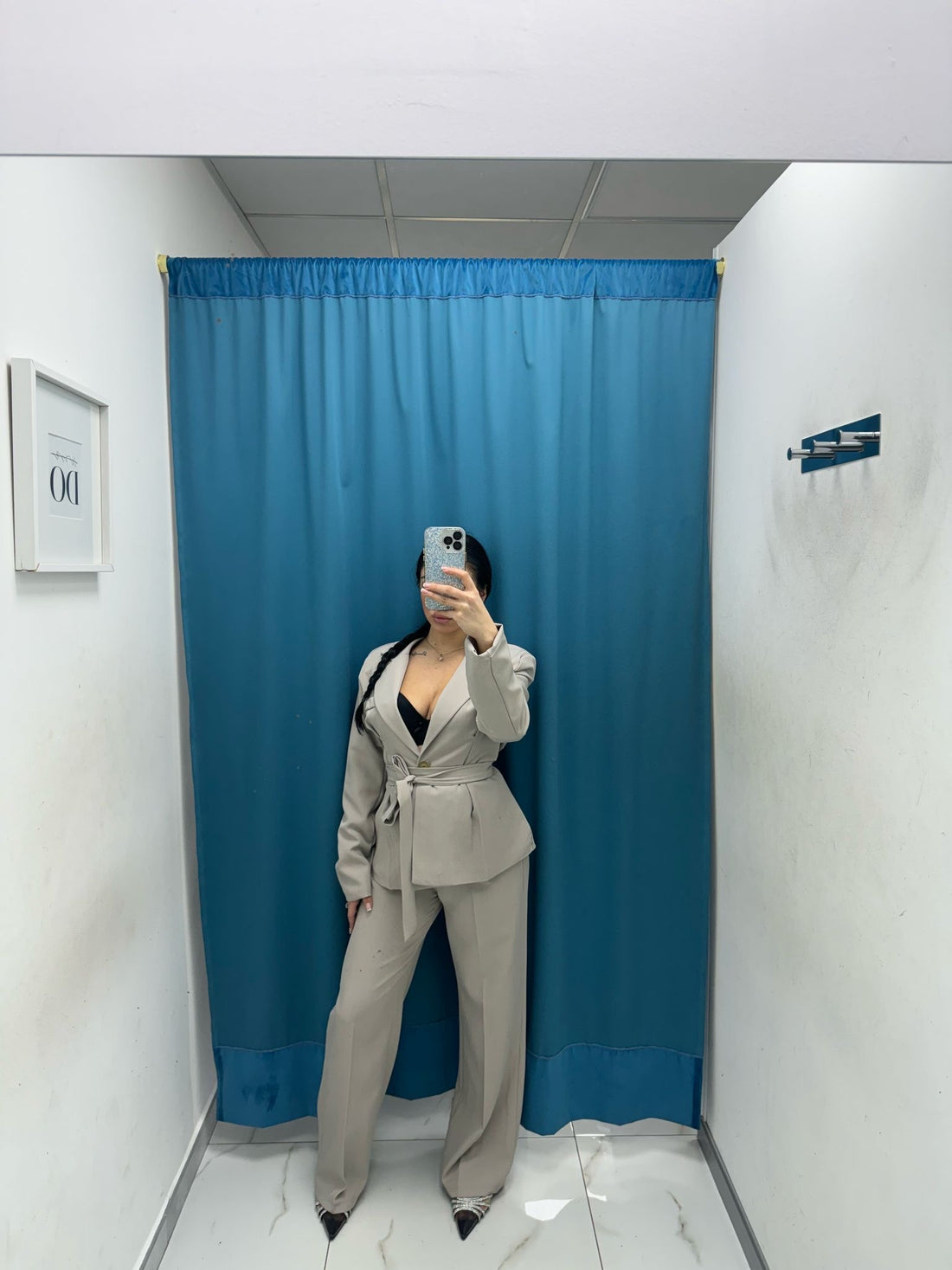 Tailleur con cintura 13158