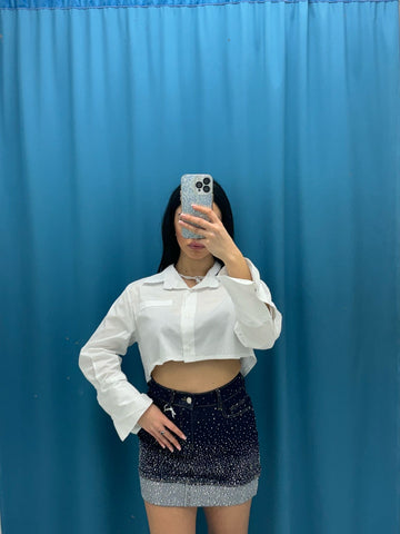 Camicia crop 9150