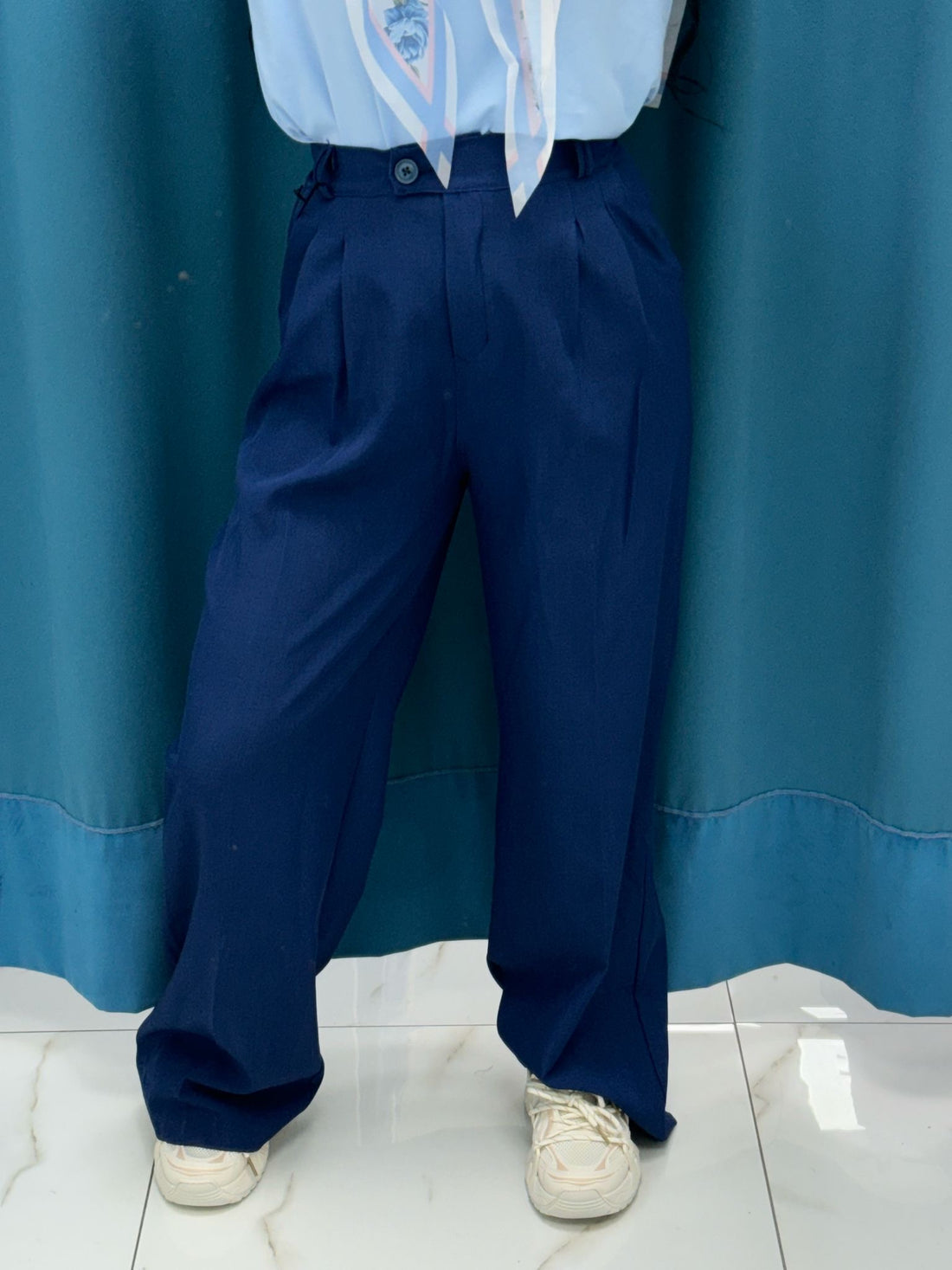Pantalone wide leg 15592