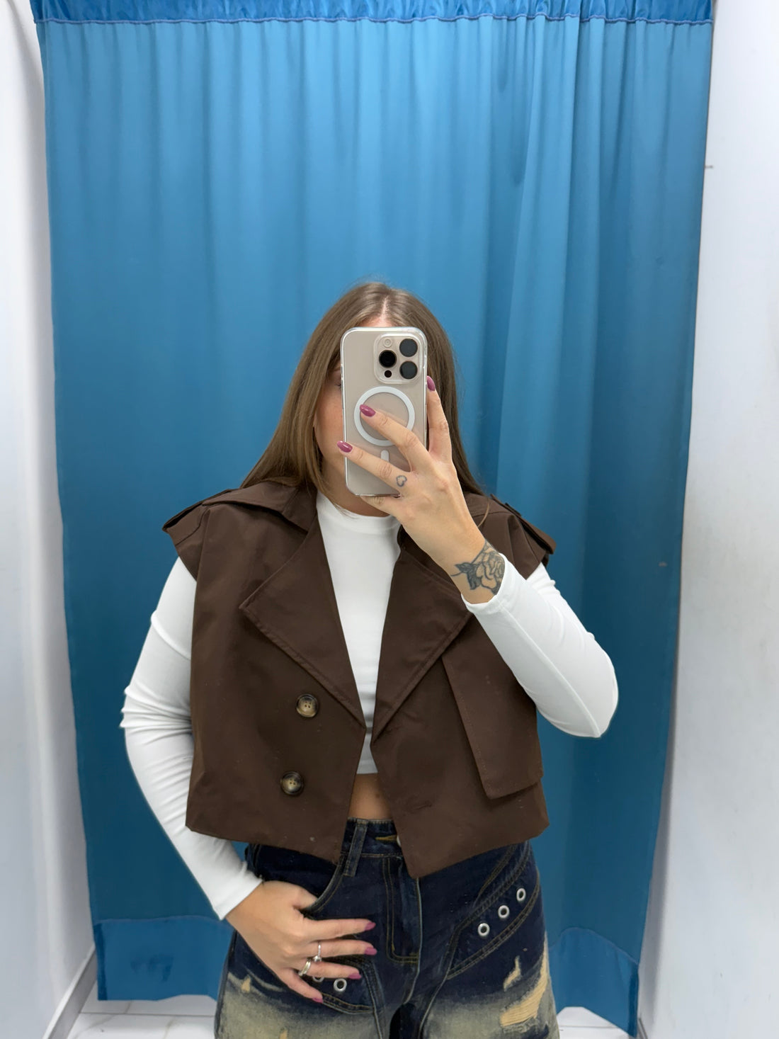 Gilet- Trench corto 2035