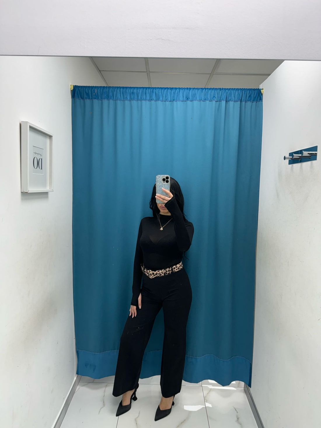 Pantalone a palazzo con cintura 5386