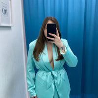 Tailleur satin giacca e pantalone GC32