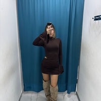 Velvet Line Dress - 1799