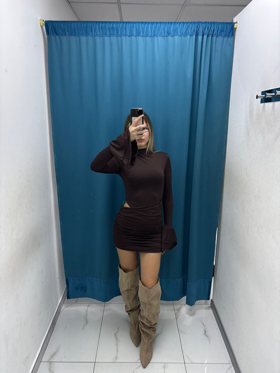 Velvet Line Dress - 1799