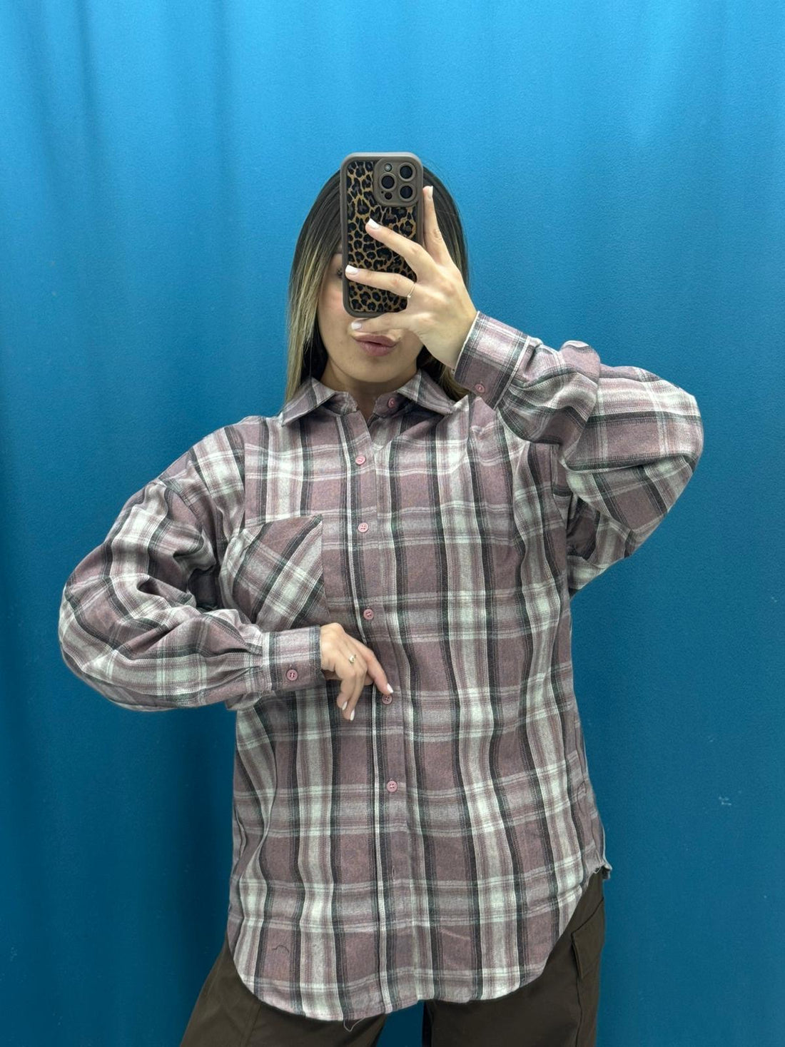 Camicia "Pink Smoke"-5527