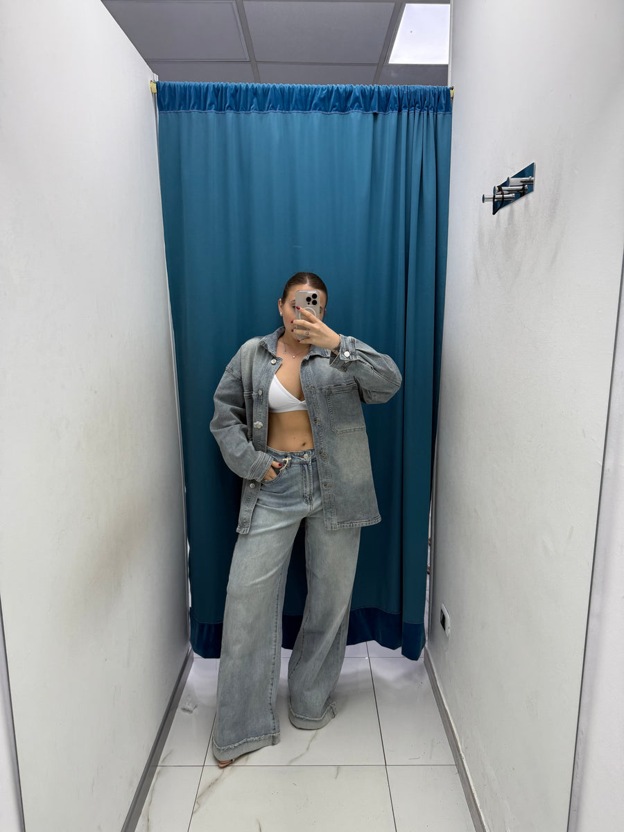 Coordinato in denim 3000/11131