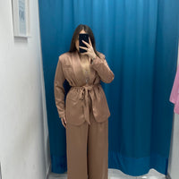 Tailleur satin giacca e pantalone GC32