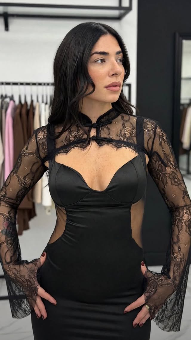 Coprispalle in Pizzo Chantilly “Étoile”-20801