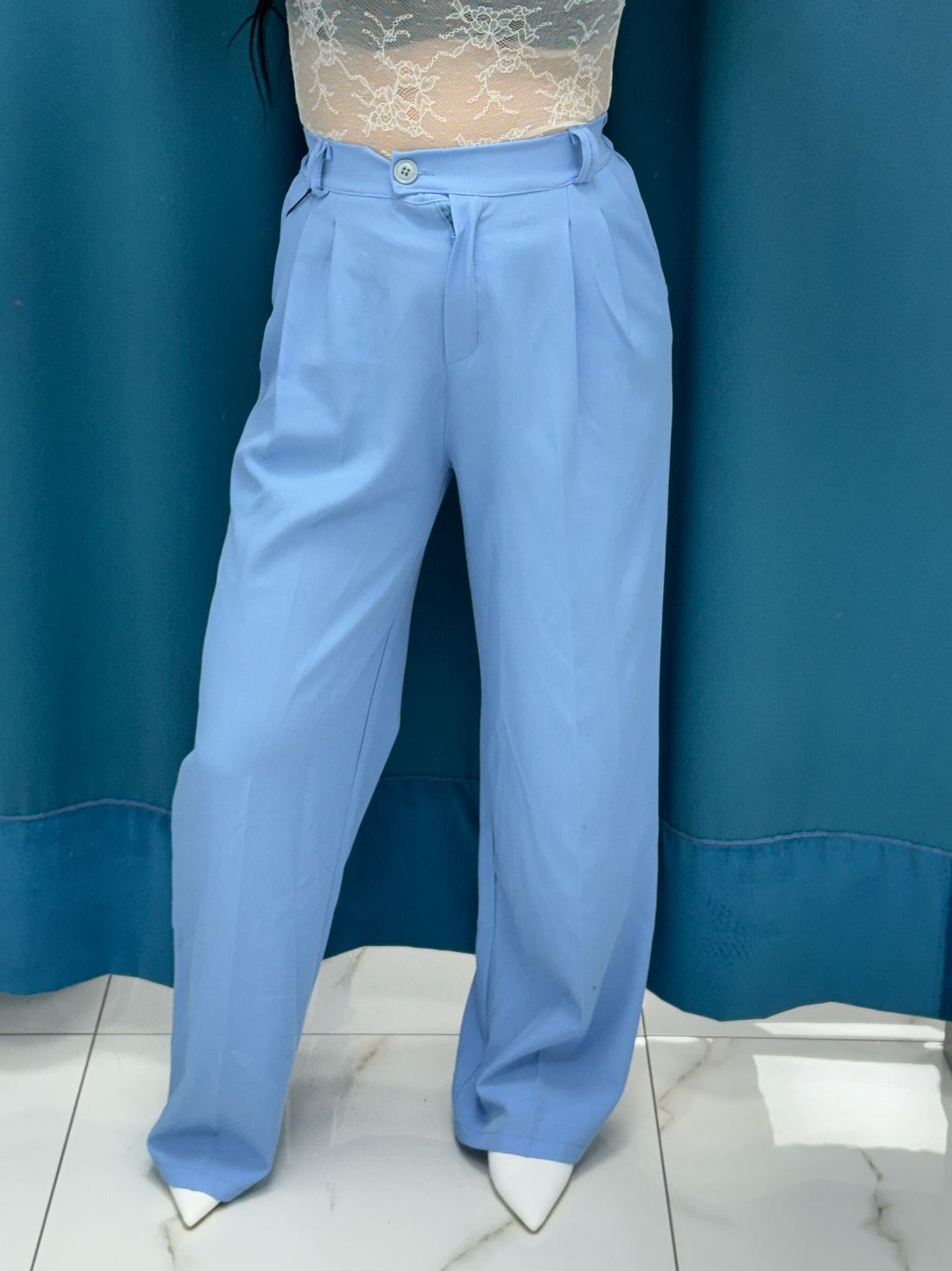 Pantalone wide leg 15592