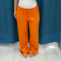 Pantalone palazzo satin 24205
