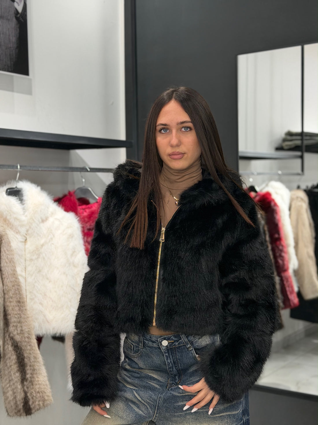 Pelliccia"CROP FUR"-1017