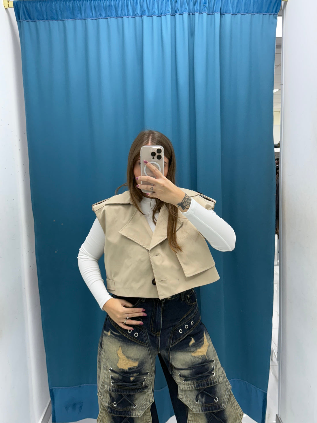 Gilet- Trench corto 2035