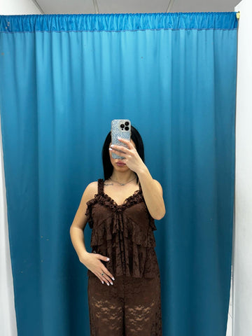 Top in pizzo lumina 2873