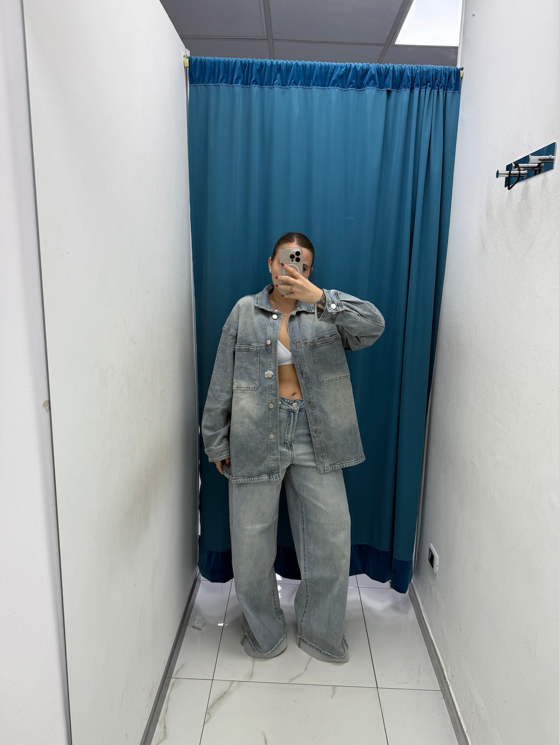 Coordinato in denim 3000/11131