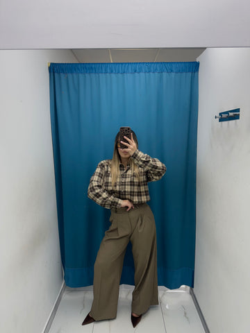 Camicetta “Brown Fields” - 25735