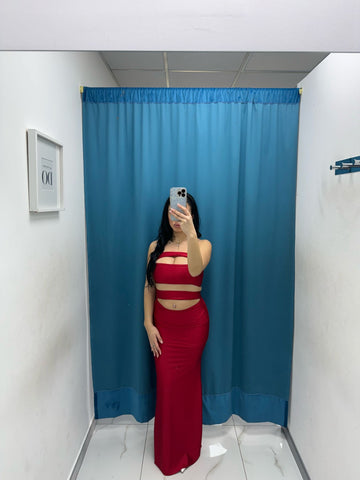 Coordinato top e gonna 8828