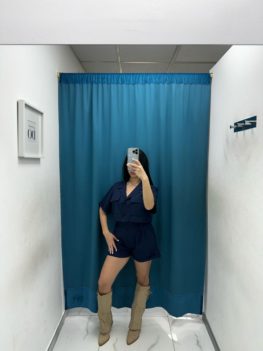 Coordinato giacca e shorts 9205