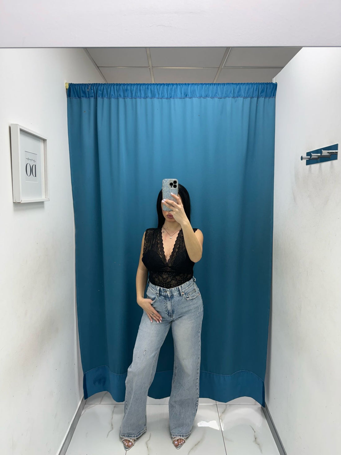 Top corto in pizzo 9638