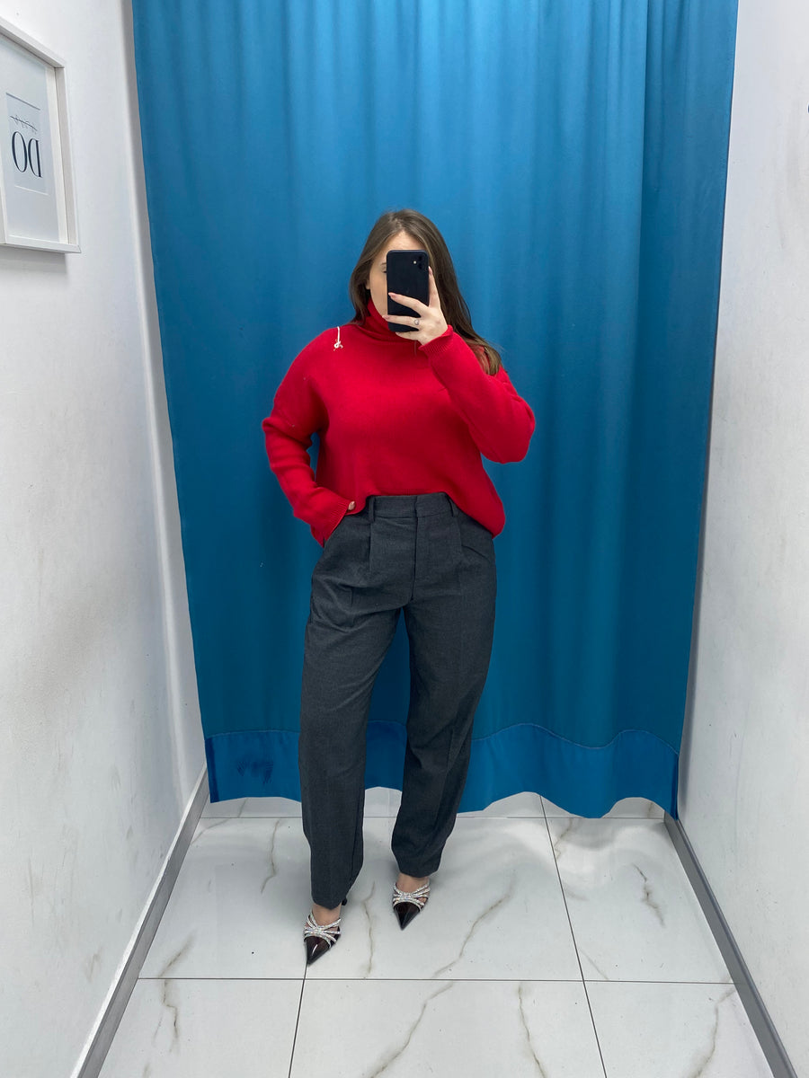 Pantalone slim fit grigio 1150