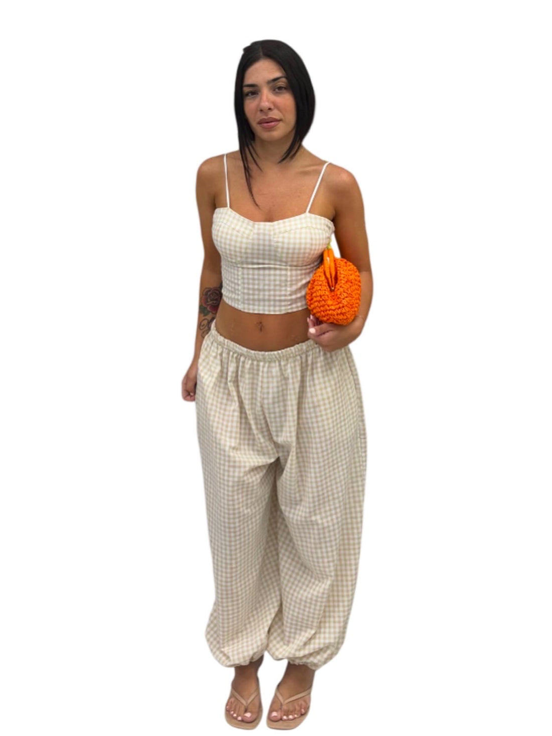 Coordinato"Gingham"-1395 (Copia)