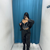 Giacca"Oversize Nero Notte"-2666