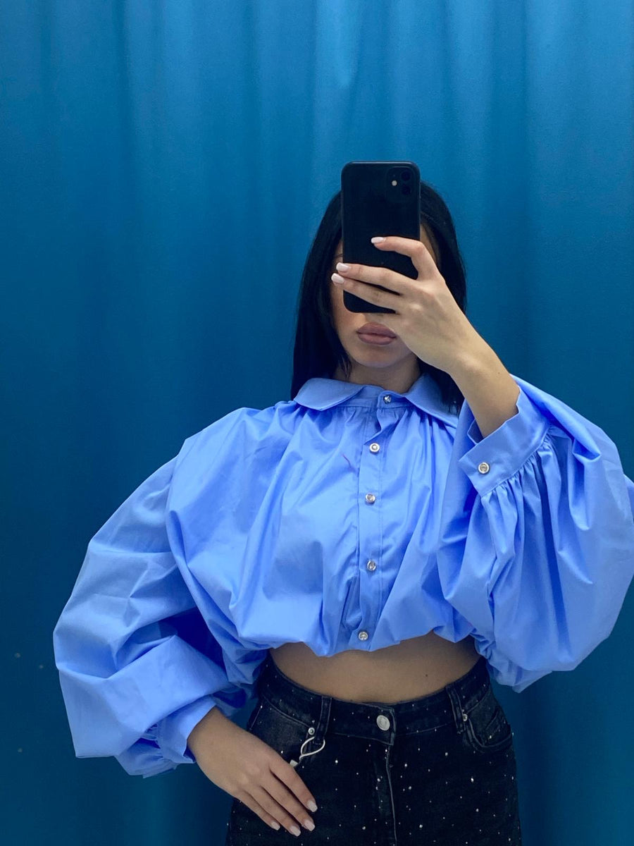 Camicia corta lavorata 30973