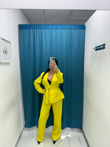 Tailleur con cintura 13158