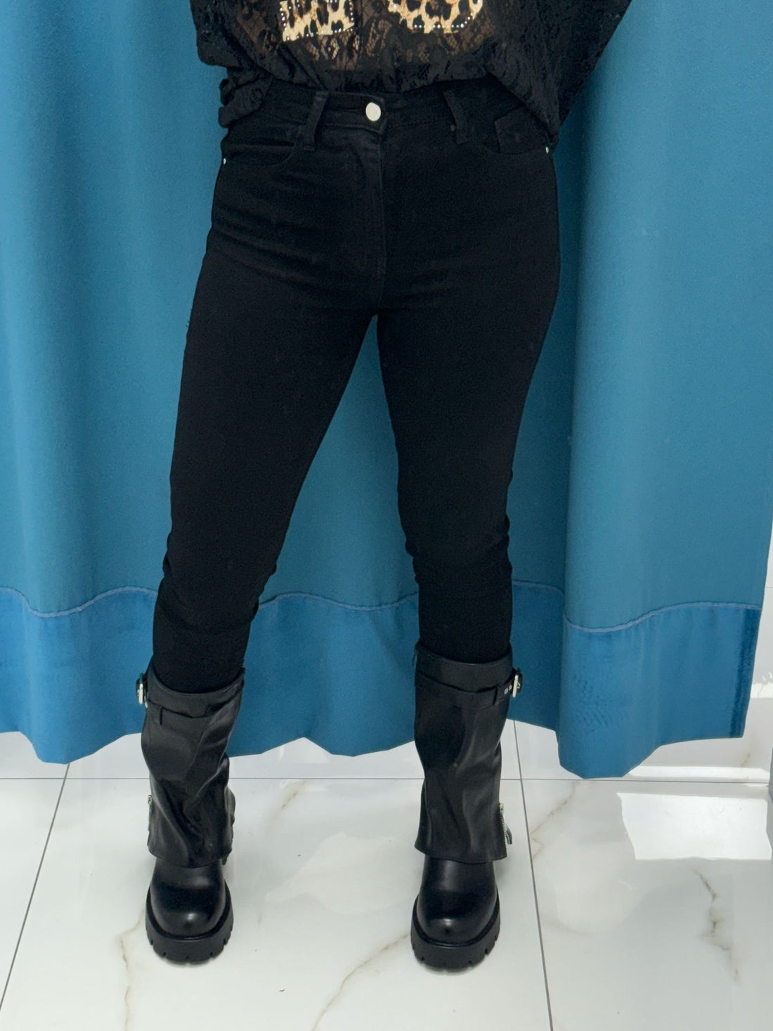 Jeans skinny nero 3515