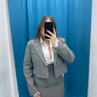 Giacca a righe corta 36684