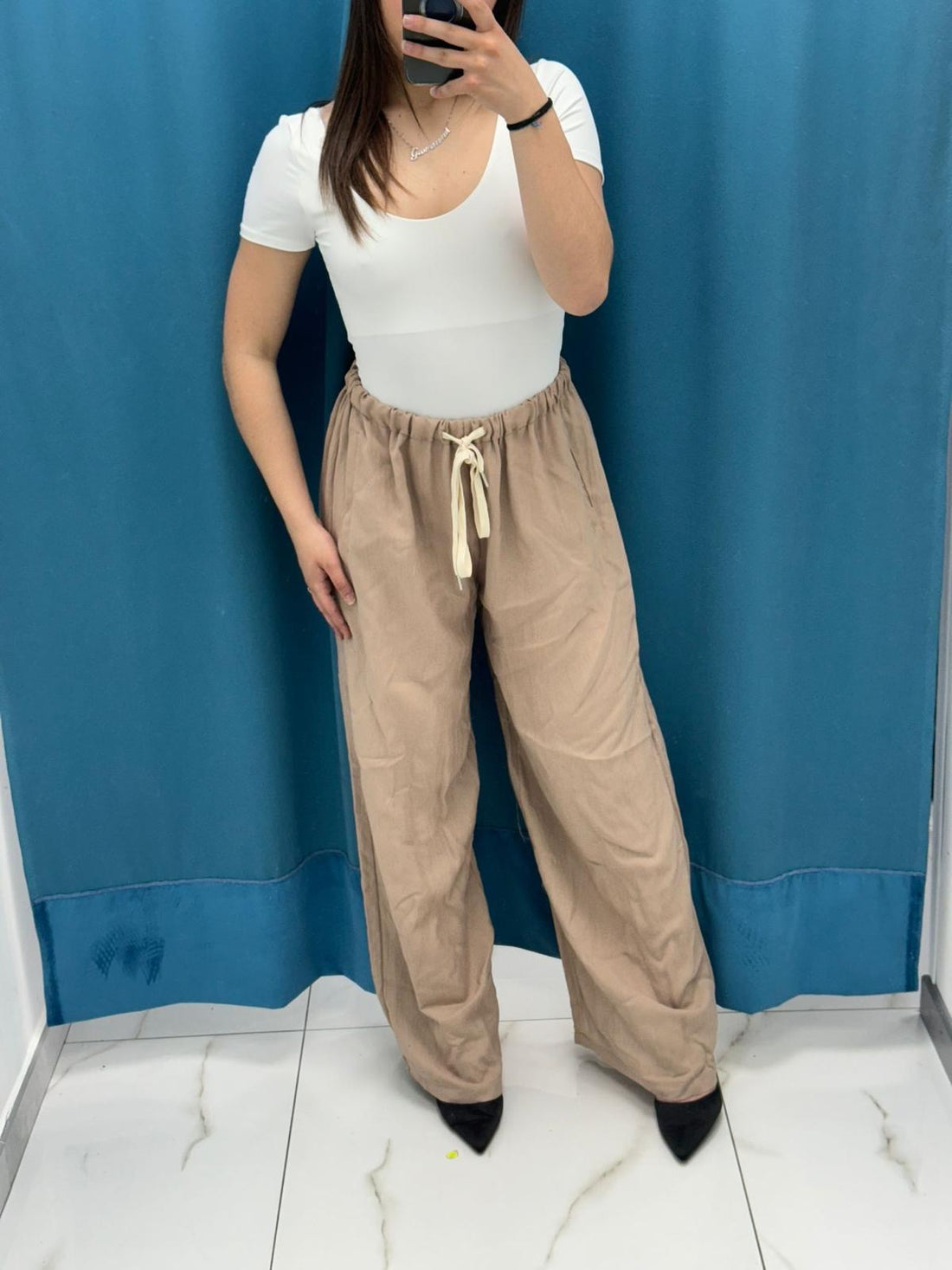 Pantalone in lino -5986
