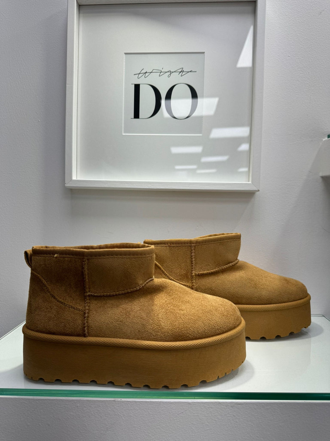 Stivali imbottiti beige