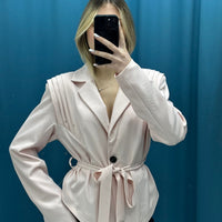 Blazer "Belted Elegance"-66767