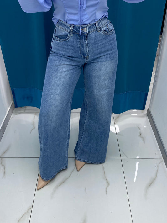 Jeans wide leg 8156