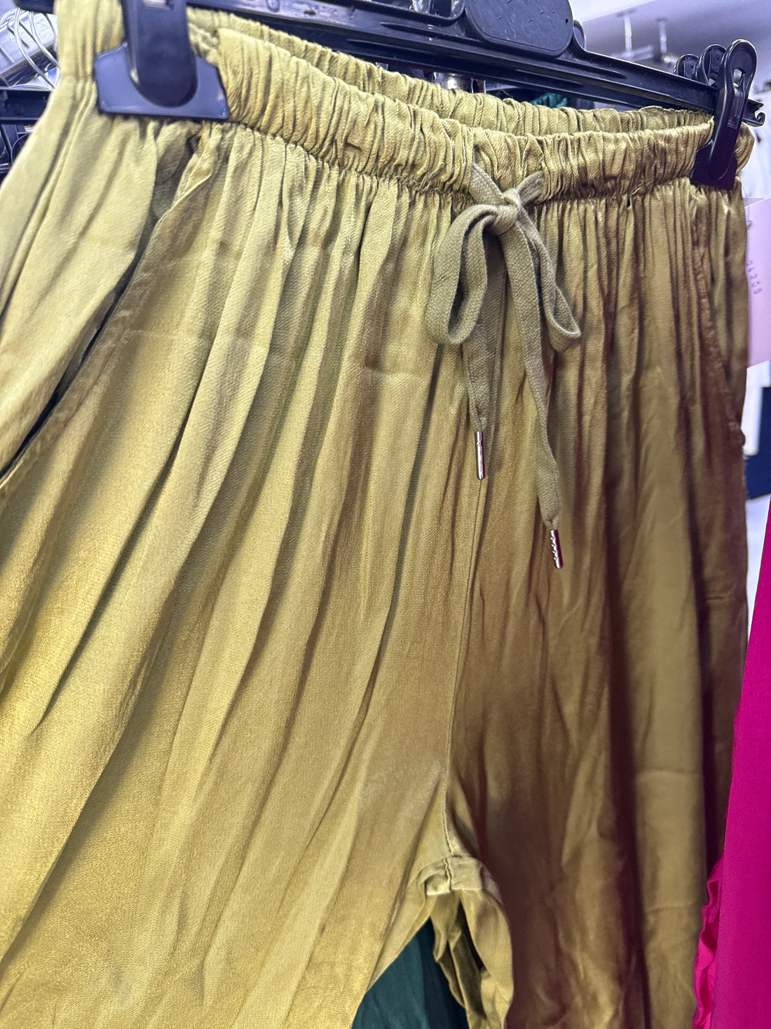 Pantalone palazzo satin 24205