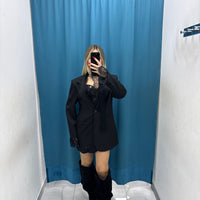 Blazer Nero Lace Elegance-25180