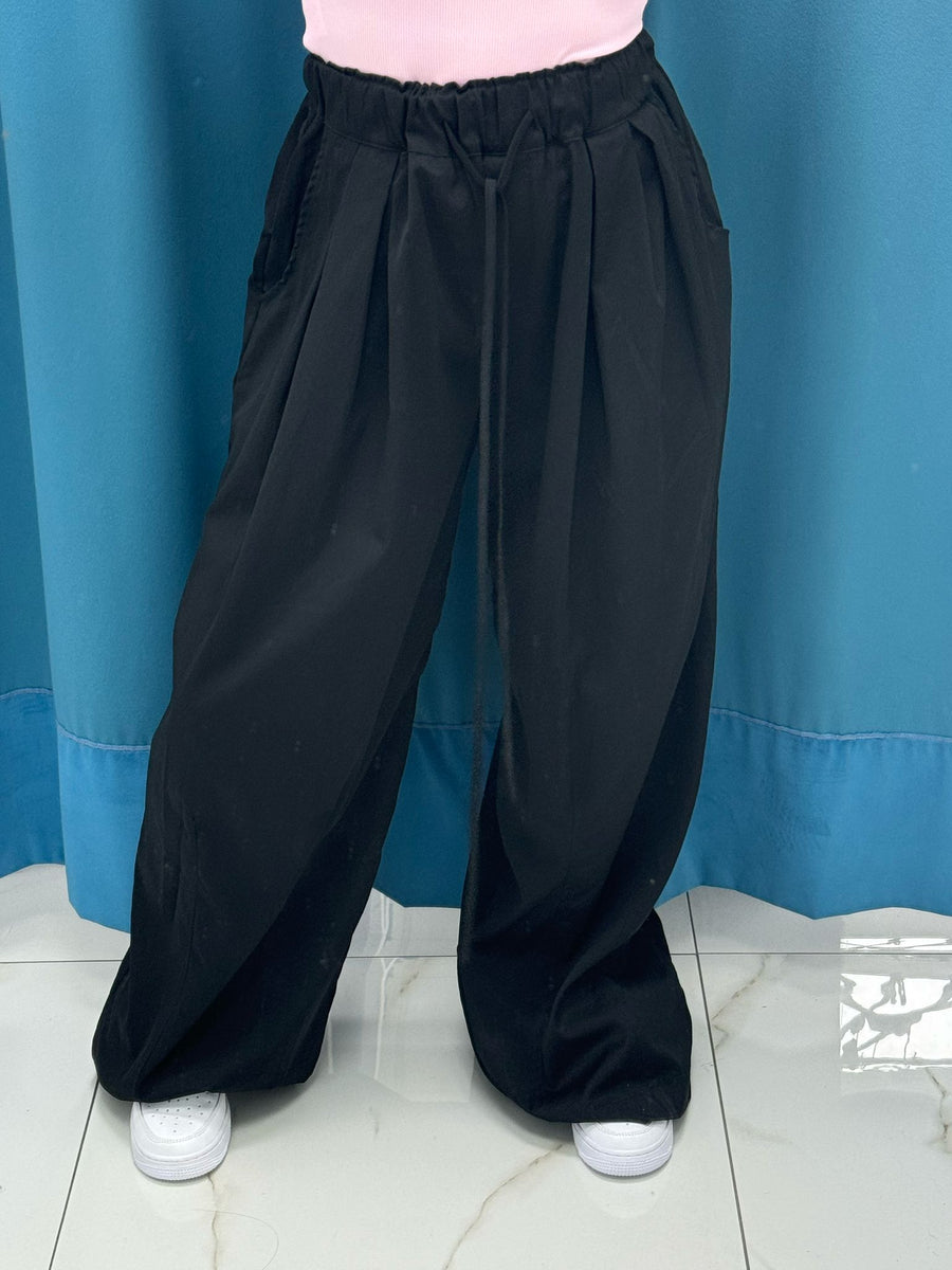 Pantalone a palazzo con tasche 80099