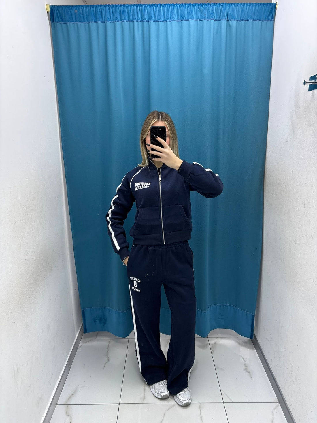 Tuta"Street Zip Contrast"-64511AB