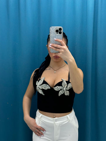 Corsetto con strass 0103