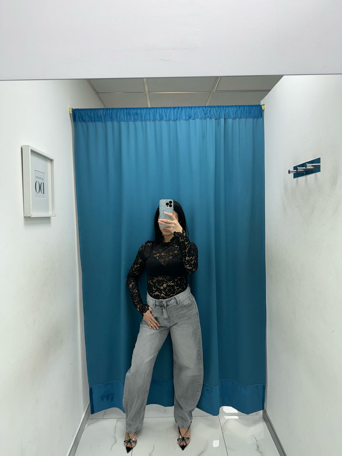 Jeans balloon grigio 55384