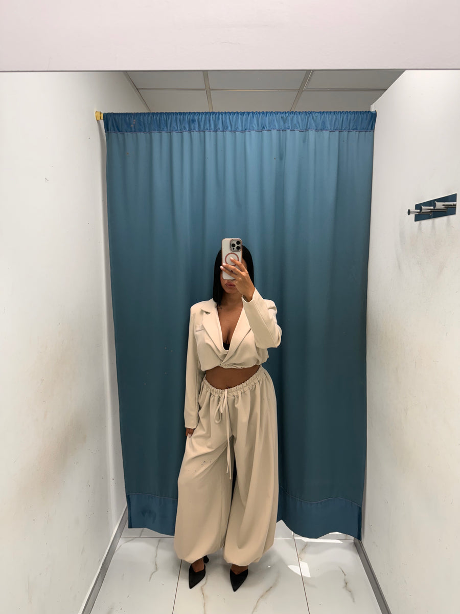 Tailleur ‘Luna’ – Giacca Corta & Pantalone Balloon-96994