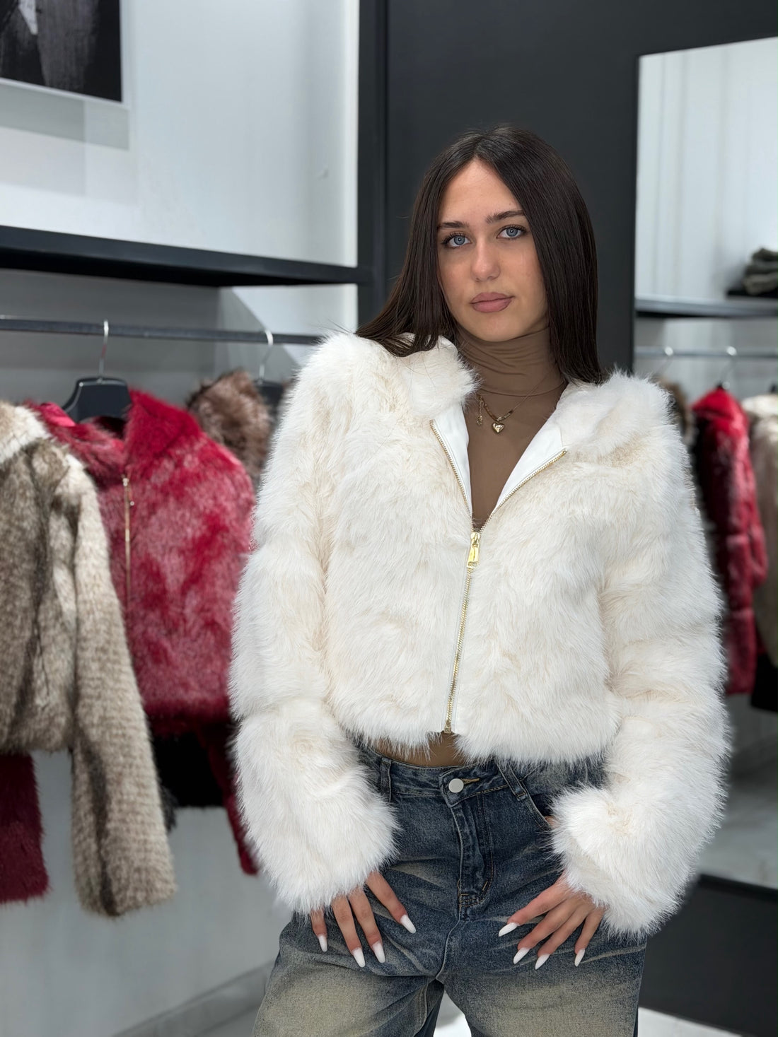 Pelliccia"CROP FUR"-1017