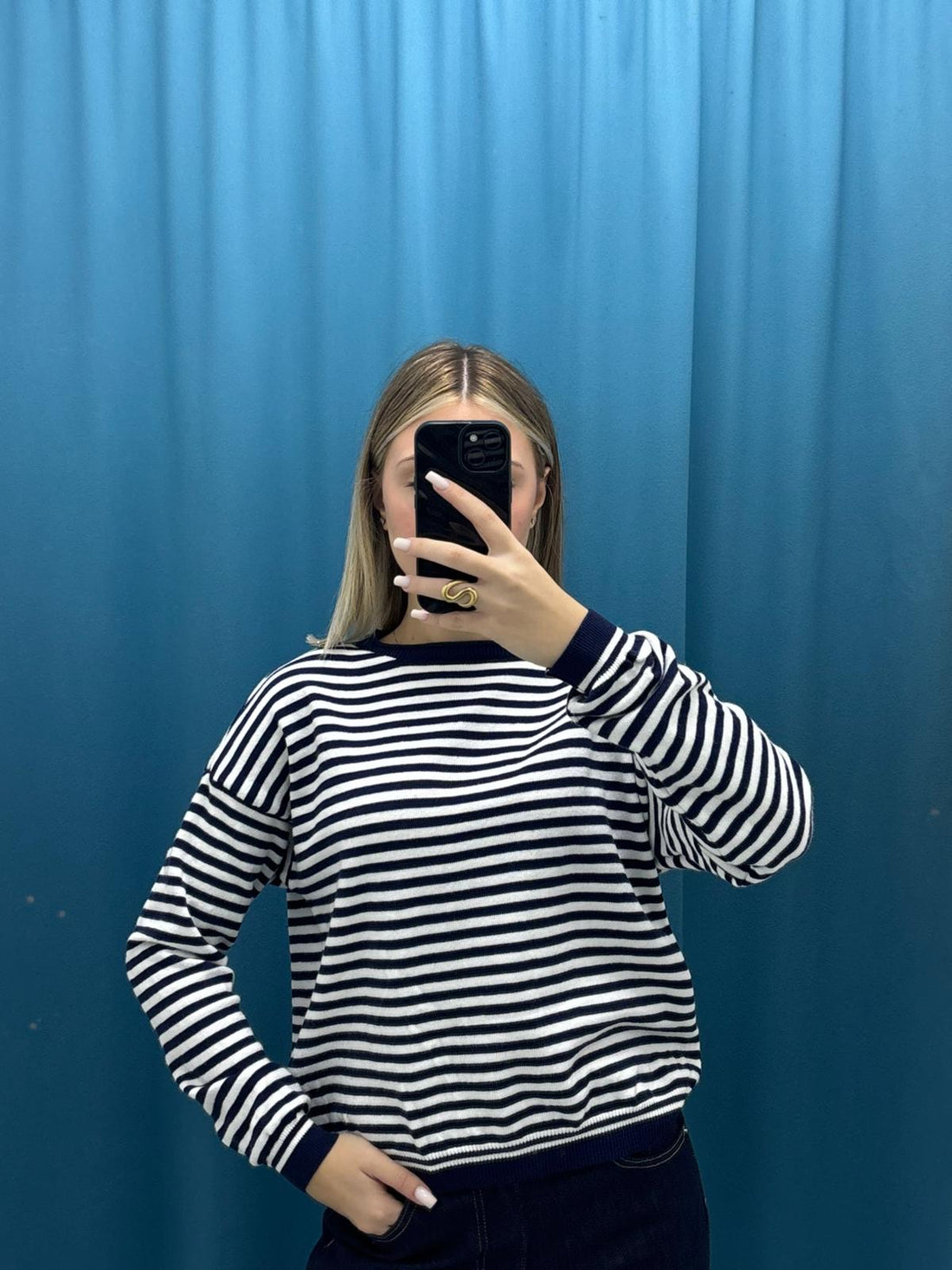 Striped Baby Tee - 3214
