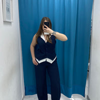 Tailleur gilet e pantalone 87137