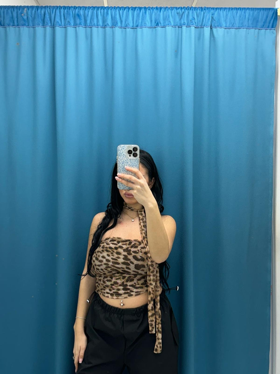 Top a fascia maculato 33301