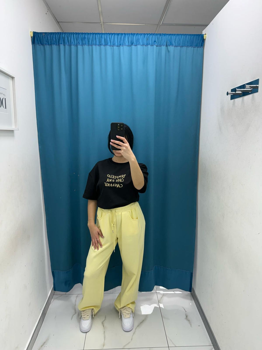 T-shirt con scritta 2530 Lumina