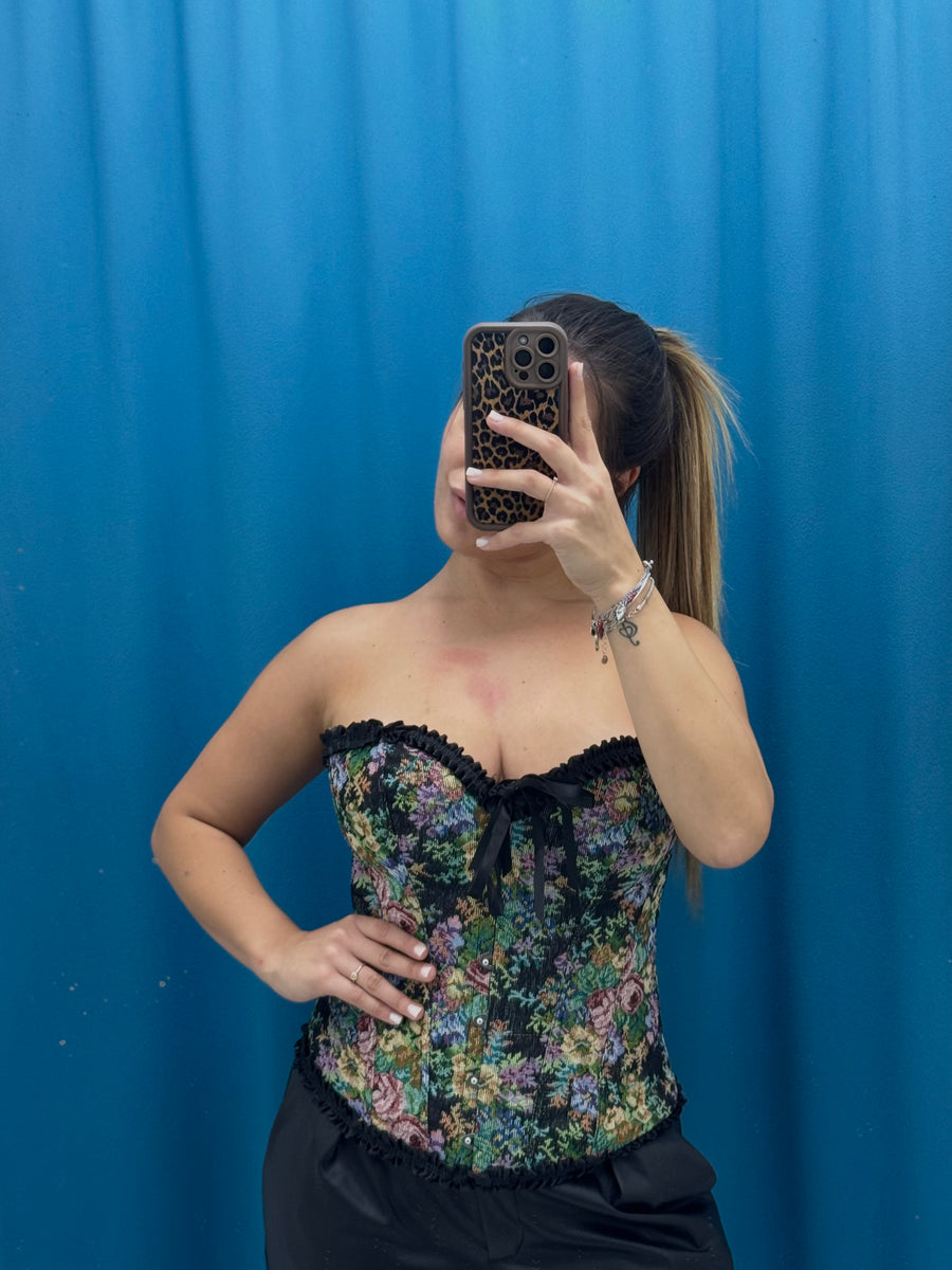 Corpetto “Midnight Bloom” - 522