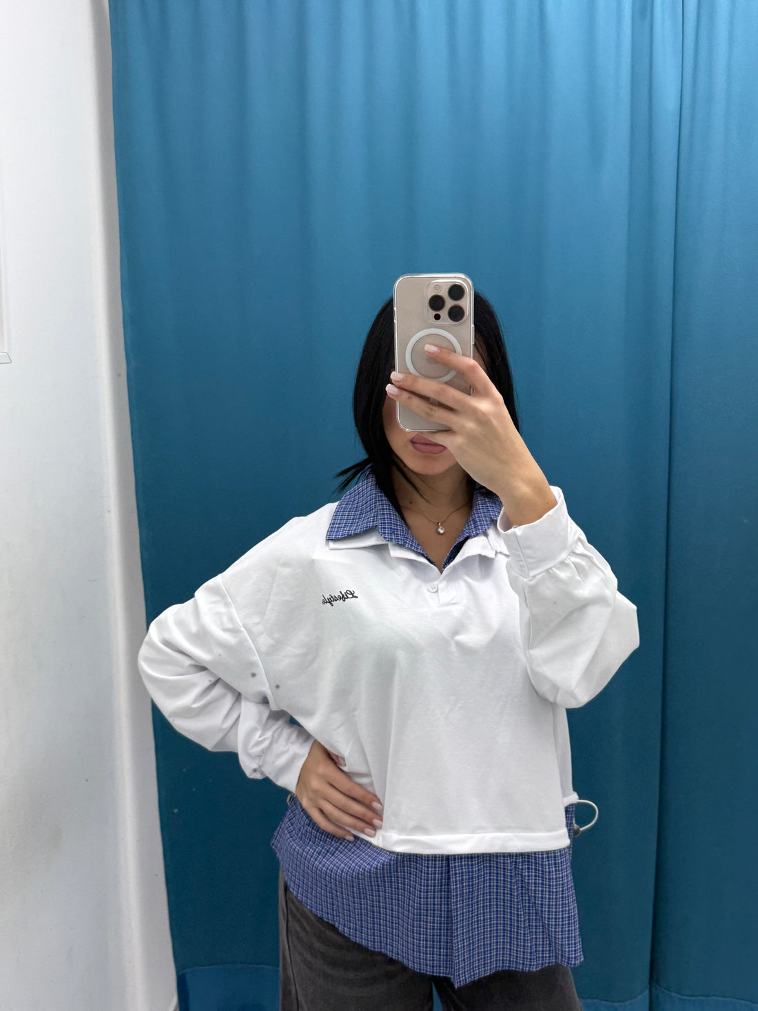 Polo con camicia 25227