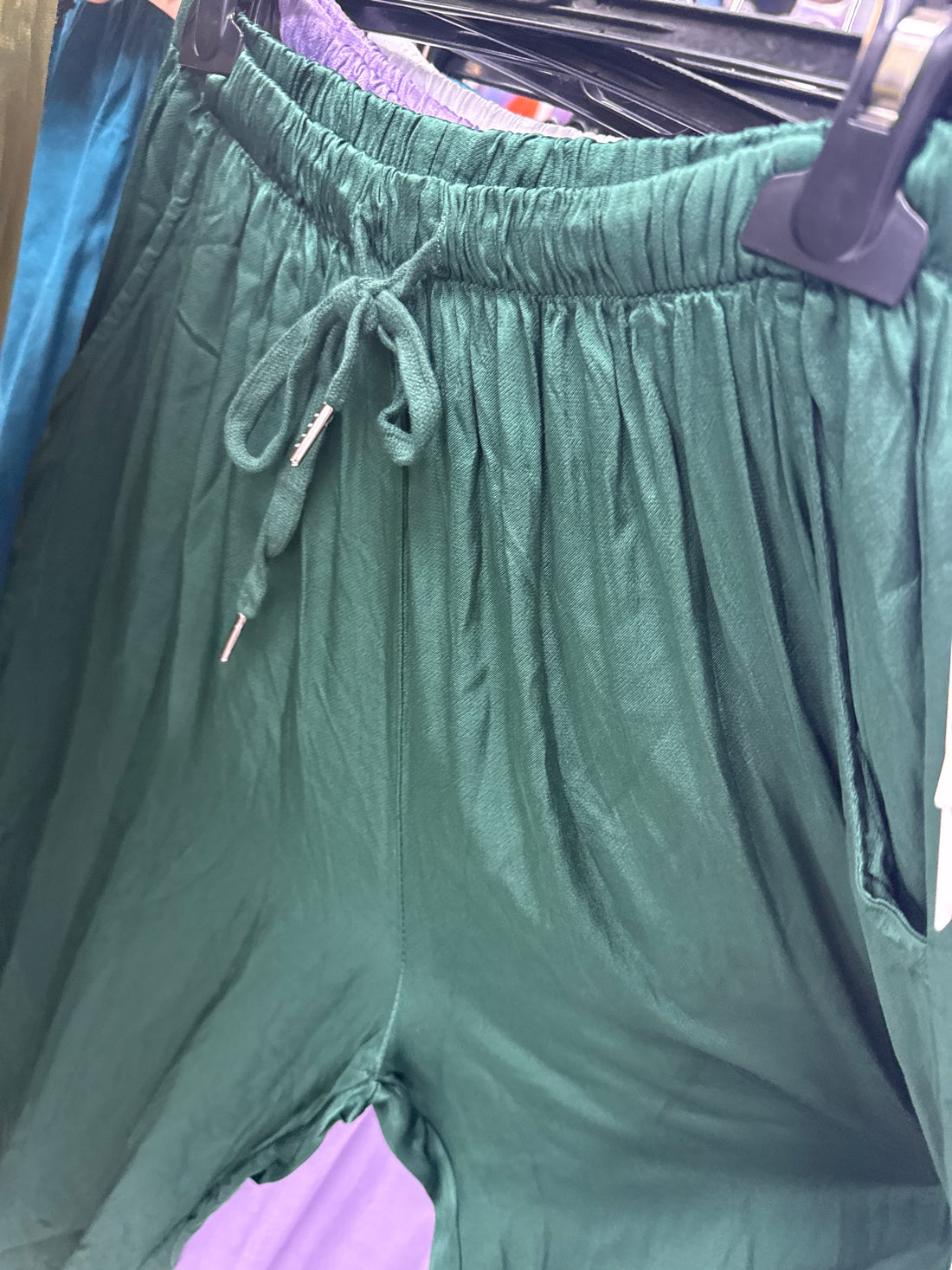 Pantalone palazzo satin 24205