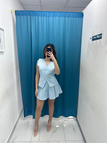 Coordinato gilet e gonna 1071
